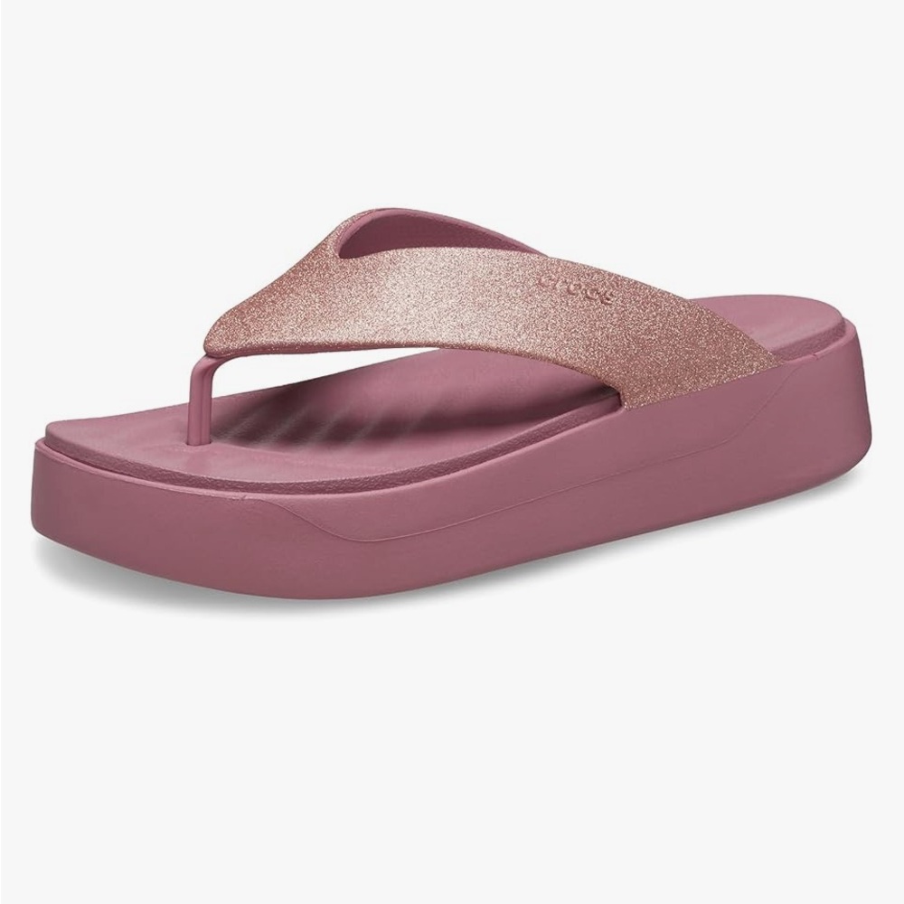 Crocs - Getaway Platform Glitter Flip Flop Sandals Women’s Size 10 (NWOT) - Picture 13 of 13